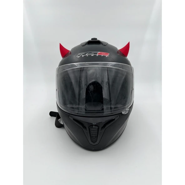 Byr3D Kask Boynuzu Dekorasyonu Kırmızı 4942422-K Sadece Plastik Aparattır ürün görseli 1