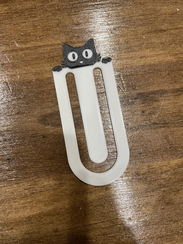 Byr3D Gözetleyen Kedi Kitap Ayracı 6152924 Sadece Plastik Aparattır - 2
