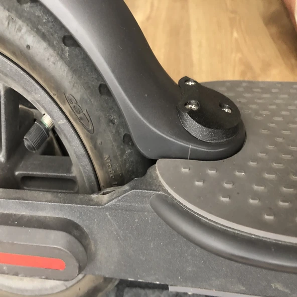 Byr3D Xiaomi M365 Arka Çamurluk Düzeltme Aparatı Siyah 3861827 Sadece Plastik Aparattır - 2