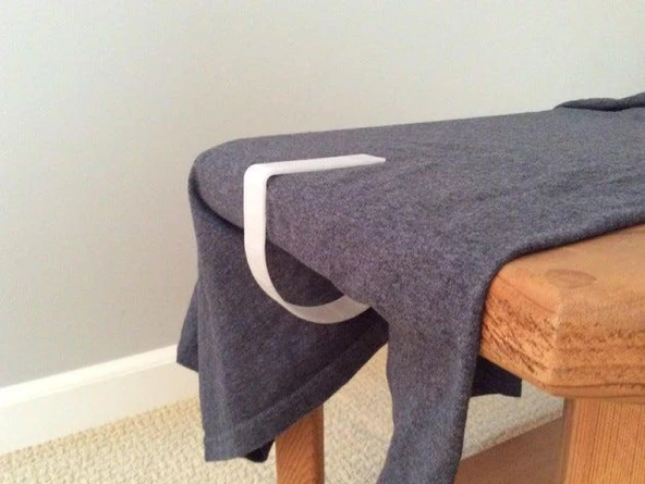 Byr3D Masa Örtü Sıkıştırma Aparatı Beyaz 813495 (4 Adet) Sadece Plastik Aparattır - Resim 2