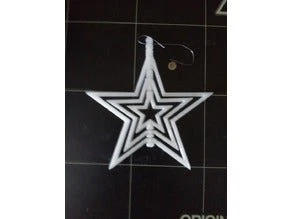 Byr3D Yılbaşı Ağacı Süsü Sallanan Dönen Yıldız Beyaz 1916114 Sadece Plastik Aparattır - Resim 2