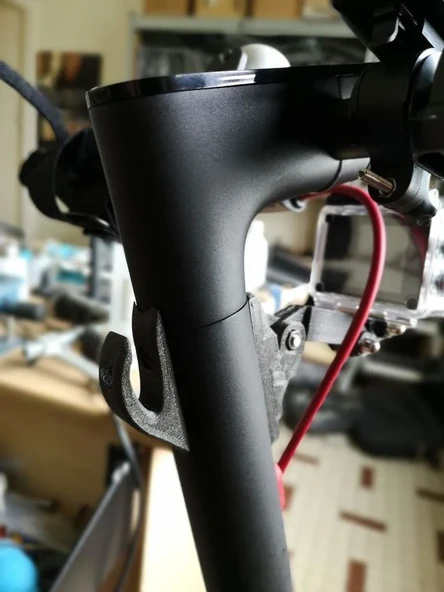 Byr3D Xiaomi M365 Scooter İçin Kanca, Çengel Siyah 3327915 Sadece Plastik Aparattır - 2