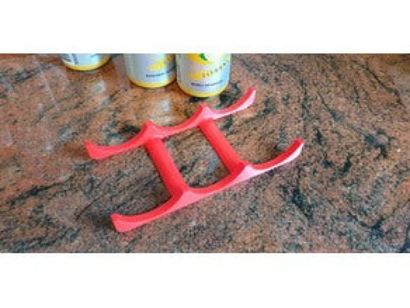 Byr3D Buzdolabı Cam Şişesi Rafı Turuncu 829735 Sadece Plastik Aparattır - Resim 2