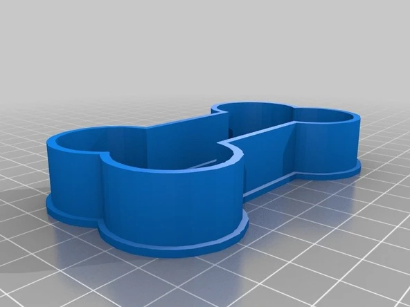 Byr3D Kemikli Kurabiye Kesici Mavi 2530680 Sadece Plastik Aparattır