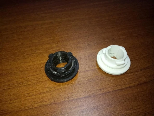 Byr3D Adaptör Led R3 H11 Beyaz 2741192 (2 Adet) Sadece Plastik Aparattır - 2