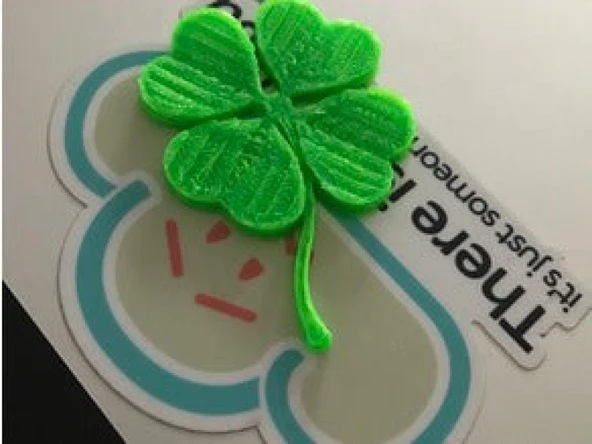 Byr3D Dört Yapraklı Yonca Yeşil 1422474 Sadece Plastik Aparattır - 3
