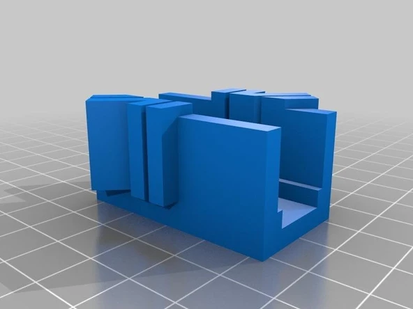 Byr3D 15X15 Gönye Kutusu Mavi 74211 Sadece Plastik Aparattır