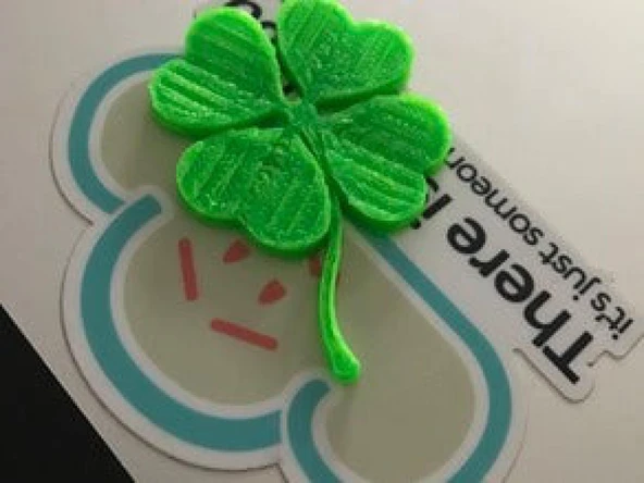 Byr3D Dört Yapraklı Yonca Yeşil 1422474 Sadece Plastik Aparattır - 2