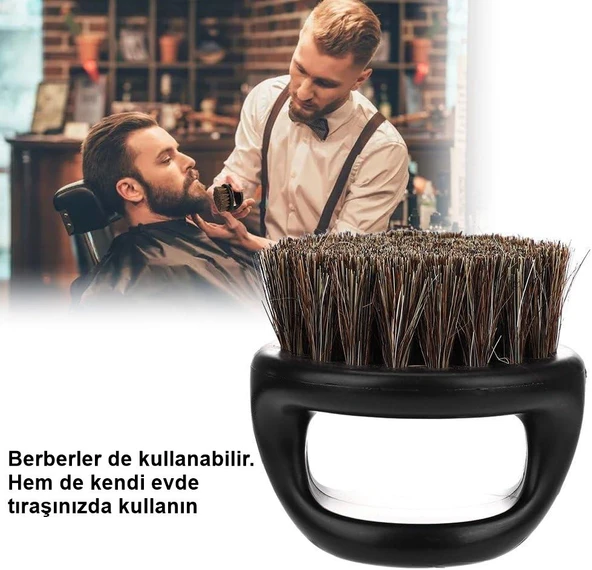 Zhltools At Kılı Sakal Tarama Tıraş Temizlik Fırçası Absolute Professional - 4