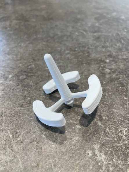 Byr3D Dönen Topaçlar Orbital Serisi Beyaz 542914 Sadece Plastik Aparattır - Resim 4