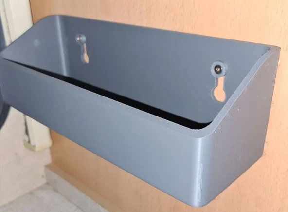 Byr3D Duvara Montaj İçin Baharat Rafı Gri 6472078 Sadece Plastik Aparattır ürün görseli