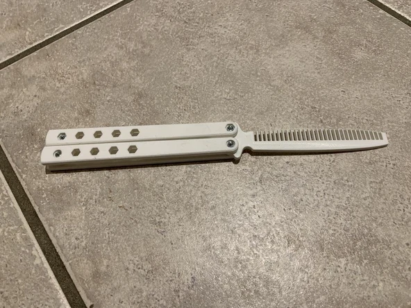 Byr3D Kelebek  Tarak Beyaz 4966733 Sadece Plastik Aparattır