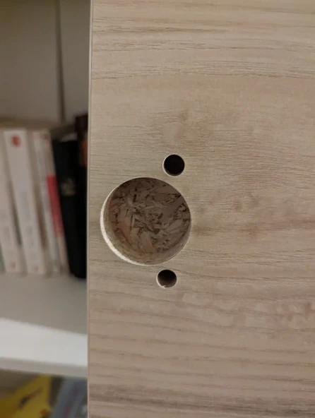Byr3D İkea Menteşe Deliği Delme Modeli Beyaz 6475411 Sadece Plastik Aparattır - 2