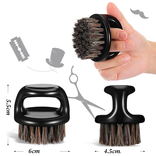 Zhltools At Kılı Sakal Tarama Tıraş Temizlik Fırçası Absolute Professional - 5