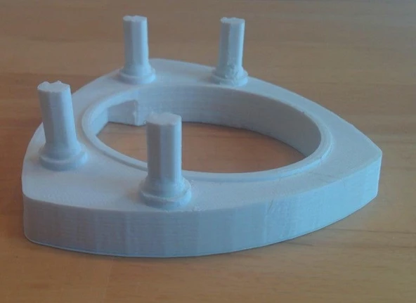 Byr3D Elektrikli Diş Fırçası Tutacağı Beyaz 2822500 Sadece Plastik Aparattır