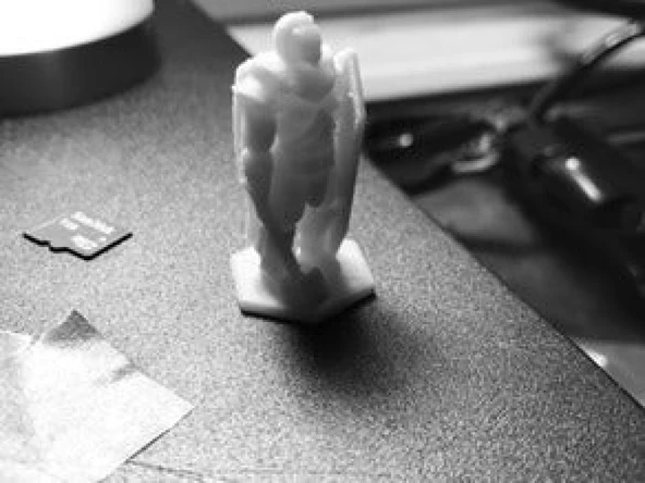 Byr3D İnsan Rahip - Minyatür Beyaz 1716375 Sadece Plastik Aparattır - Resim 3