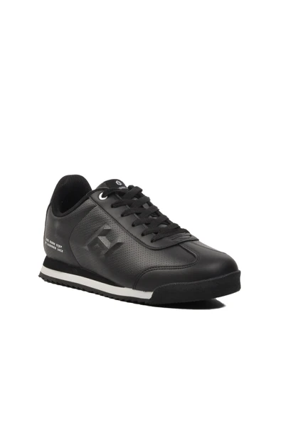 Hammer Jack Siyah Suni Deri Erkek Sneaker Pico 101 21540 M - 3