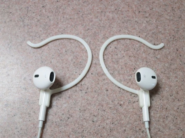 Byr3D Apple Earbud Kulaklık Kancası Kulak Tutucu Beyaz 153374 Sadece Plastik Aparattır