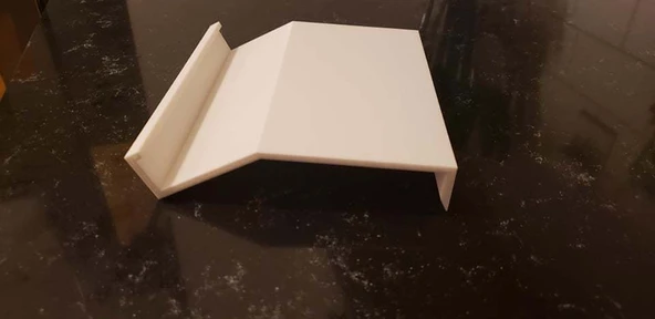 Byr3D Mutfak Dolabına Takılan Telefon Tutucu, Telefon Standı Beyaz 4961614 Sadece Plastik Aparattır - 4