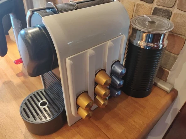 Byr3D Nespresso Kapsül Kahve Tutucu Beyaz 3418938 Sadece Plastik Aparattır