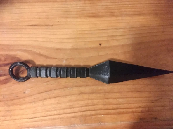 Byr3D Kunai Japon Fırlatma Bıçağı Siyah 2849785 Sadece Plastik Aparattır