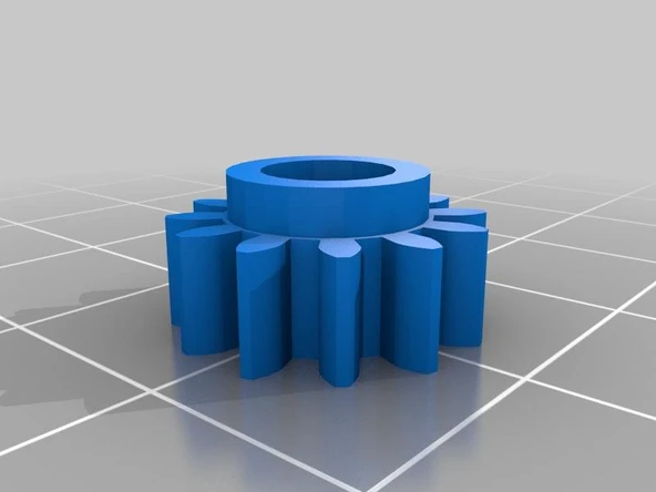 Byr3D Blender Hr1372 İçin Sabit Dişli Mavi 4938481 (3 Adet) Sadece Plastik Aparattır