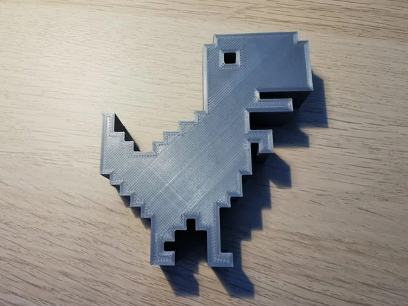 Byr3D Dino Chrome Dekoratif Biblo Siyah 943626 Sadece Plastik Aparattır - 2