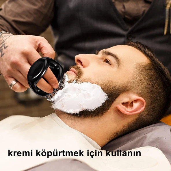 Zhltools At Kılı Sakal Tarama Tıraş Temizlik Fırçası Absolute Professional - 7