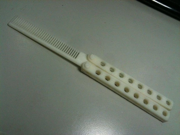 Byr3D Cep Kelebek Tarak Beyaz 229191 Sadece Plastik Aparattır