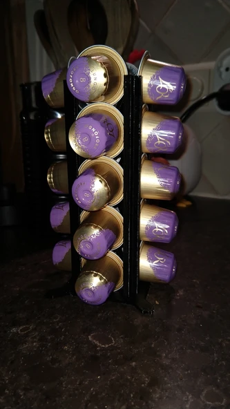 Byr3D Nespresso Kapsül Kahve Tutucu Siyah 2878960 Sadece Plastik Aparattır - 4
