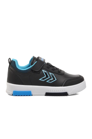 Hummel Siyah-Mavi-Beyaz  Çocuk Spor Ayakkabı 900382 Molina Jr. F