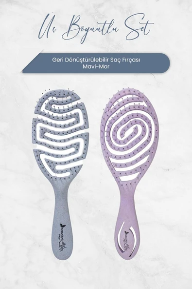 Nascita Üç Boyutlu Oval Saç Fırçası Pembe ürün görseli