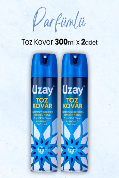 Uzay Toz Kovar Parfümlü 300 ml x 2 Adet