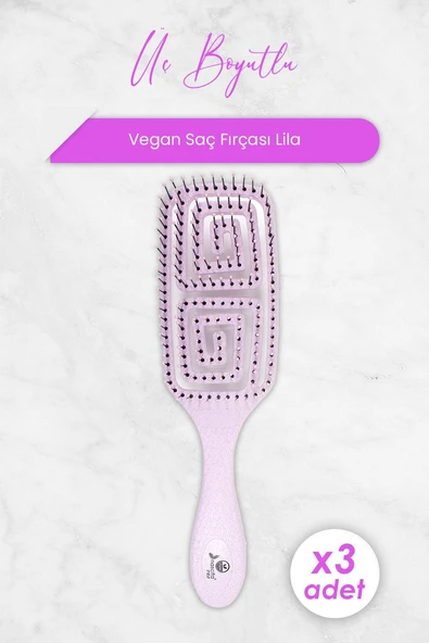 Nascita Üç Boyutlu Oval Saç Fırçası Pembe ürün görseli