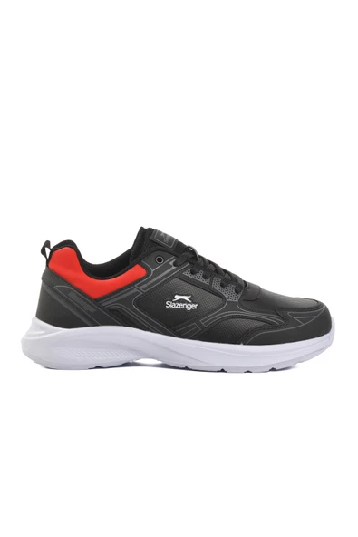 Slazenger Siyah-Kırmızı  Unisex Spor Ayakkabı Gima G