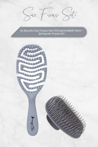 Nascita Üç Boyutlu Oval Saç Fırçası Pembe ürün görseli