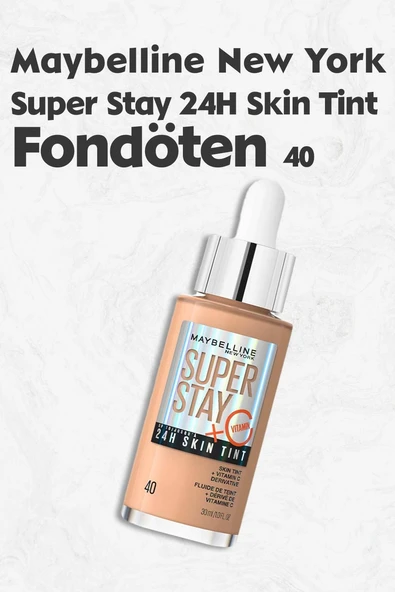 Maybelline Super Stay 24H Skin Tint Fondöten 40