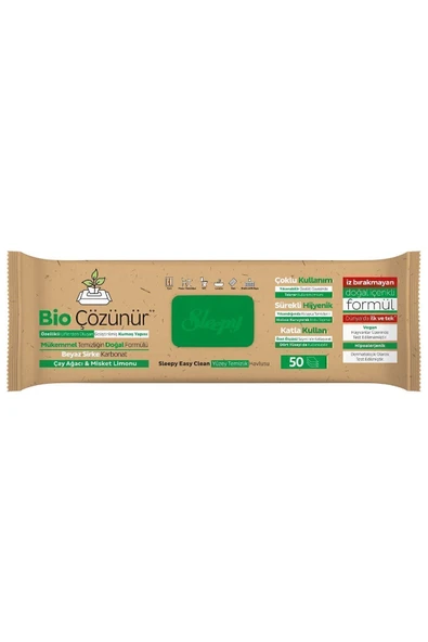 Easy Clean Bio Çözünür Çay Ağacı Ve Misket Limonu Yüzey Temizlik Havlusu 3x50 (150 YAPRAK) - 3