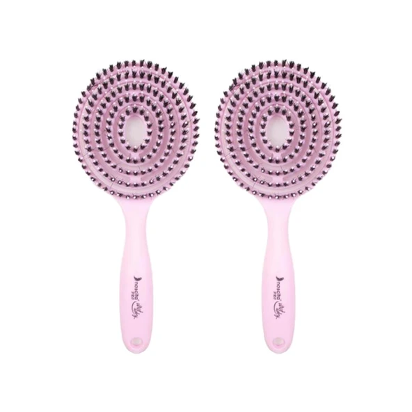 Nascita Üç Boyutlu Oval Saç Fırçası Pembe ürün görseli