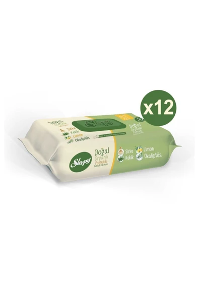 Doğal Organik Pamuklu Temizlik Havlusu 12x50 Yaprak ürün görseli