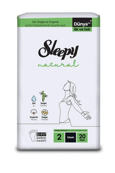 Natural Ultra Hassas Hijyenik Ped Uzun 40'li ürün görseli