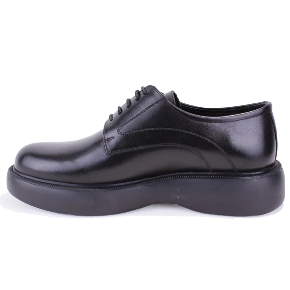 Dagoster DMA78-9505 Siyah Ortopedik Klasik Spor Erkek Deri Ayakkabı - 3