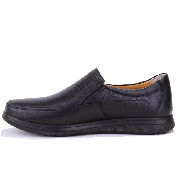 Dagoster DMA08-432 Siyah Ortopedik Poliüretan Taban Günlük Erkek Deri Ayakkabı - 3