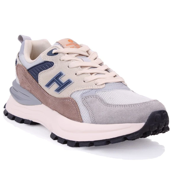 Hammer Jack 10125001 Peru Premıum Bej Haki Ortopedik Günlük Deri Erkek Spor Ayakkabı