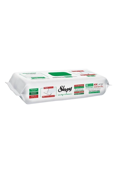Sleepy Beyaz Sabun Katkılı 4 X Large Mopa Uyumlu Temizlik Havlusu x 2 Adet - 3