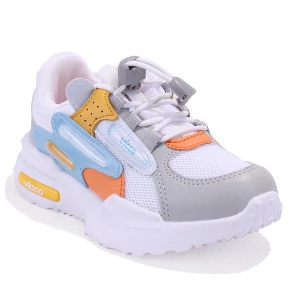 Vicco Cecelia 346F25Y167 Beyaz Ortopedik Günlük Kız Çocuk Spor Ayakkabı