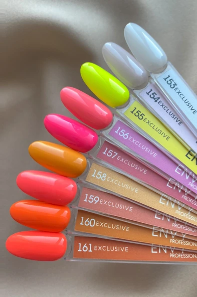 Envy Kalıcı Oje Exclusive Seri Neon Sarı 10gr No:155 - Resim 2