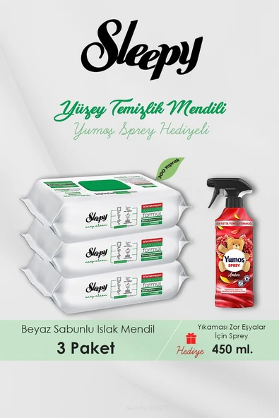 300 Adet Easy Clean Havlu, Amber Oda Kokusu Hediyeli ürün görseli