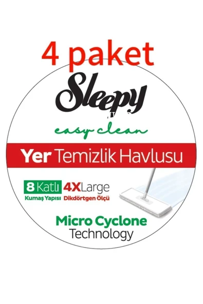 Yüzey Temizleme Havlusu, 4 Xl 8 Kat, 4 Adet, Dayanıklı Özel Ambalaj ürün görseli