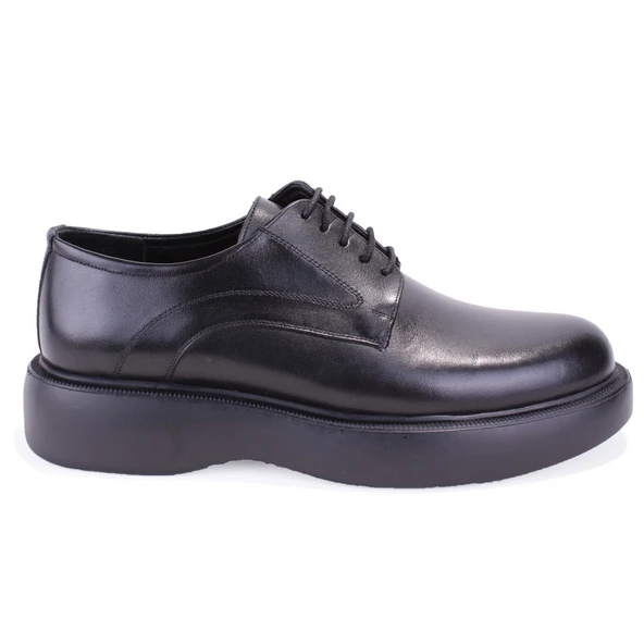 Dagoster DMA78-9505 Siyah Ortopedik Klasik Spor Erkek Deri Ayakkabı - 2